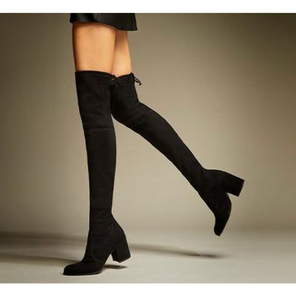 NEW Stuart Weitzman Tieland Suede Over-The-Knee Boots Size 41.5